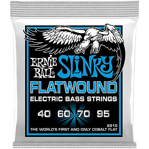 Ernie Ball P02815 Extra Slinky Flatwound Bass Strings