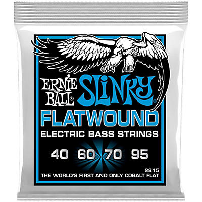 Ernie Ball P02815 Slinky Flatwound Bass Strings - (40-95)