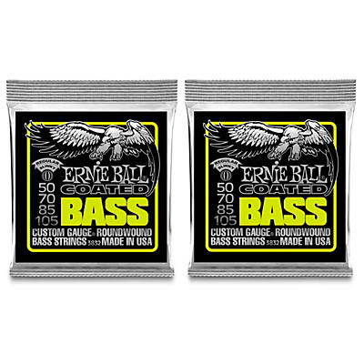 Ernie Ball P03832 Coated Bass Strings 2-Pack