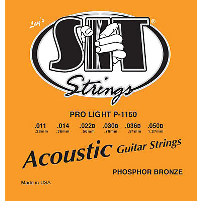 SIT Strings P1150 Pro Light Phosphor Bronze Acoustic Guitar Strings