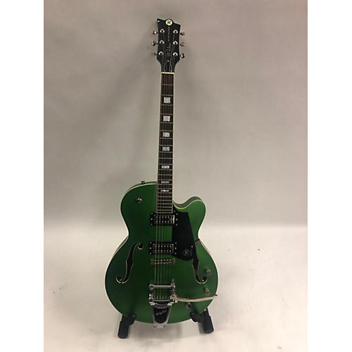 Reverend PA-1 Pete Anderson Hollow Body Electric Guitar Satin Green