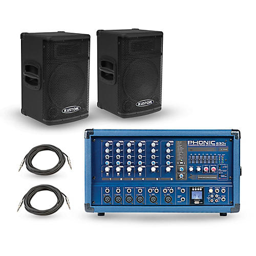 PA Package with Powerpod 630R Mixer and KPX Speakers