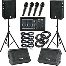 Gear One PA2400 / Yamaha A15 Mains and Monitors Package