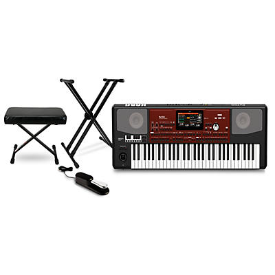 KORG PA700 Oriental Professional Arranger 61-Key Essentials Bundle