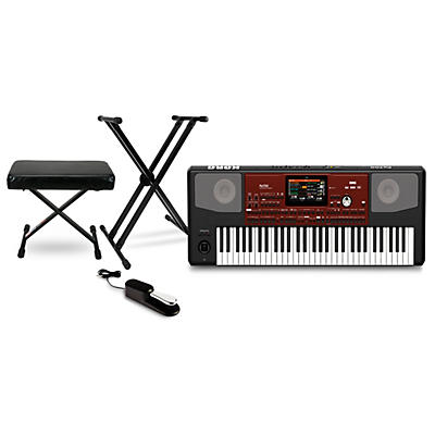 KORG PA700 Professional Arranger 61-Key Essentials Bundle