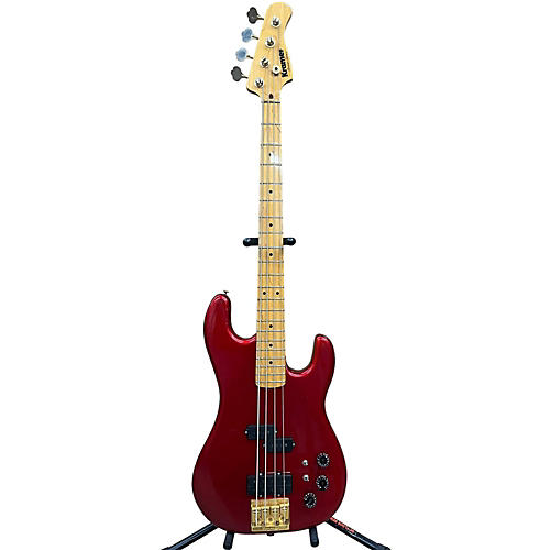 Kramer PACER Electric Bass Guitar Candy Apple Red