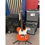 Used Warmoth PARTSCASTER Solid Body Electric Guitar Burgundy Mist