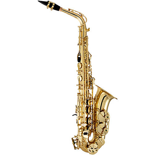 Prelude by Conn-Selmer PAS111 Alto Saxophone Outfit Lacquer Yellow Brass Keys