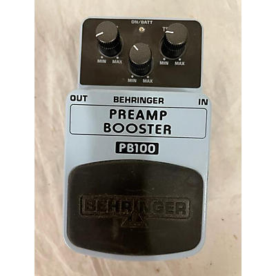 Behringer PB100 Preamp Booster Effect Pedal