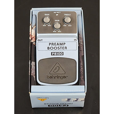 Behringer PB100 Preamp Booster Effect Pedal