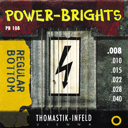 PB108 Power-Brights Bottom Extra Light Guitar Strings