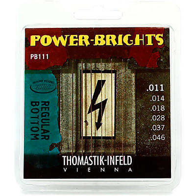 Thomastik PB111 Power-Brights Bottom Medium Electric Guitar Strings