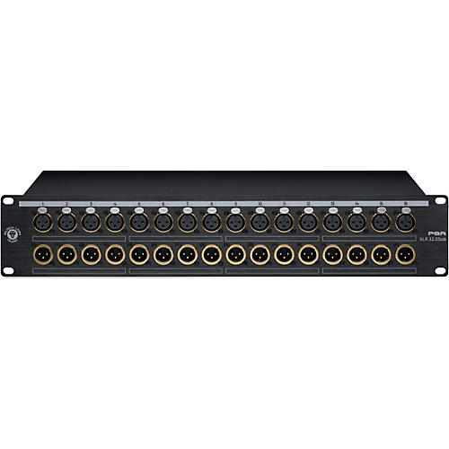 Black Lion Audio PBR XLR 32 D-Sub Patchbay