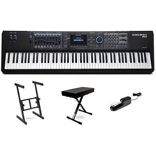 Kurzweil PC4 88-Note Keyboard Essentials Bundle