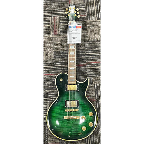 Aria PE-850 Solid Body Electric Guitar Green