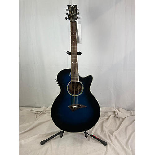 Dean PE BB Acoustic Electric Guitar Blue Burst