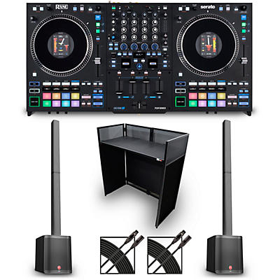 Rane PERFORMER Mobile DJ Bundle with DJ Booth and Line Arrays