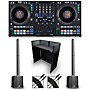 Rane PERFORMER Mobile DJ Bundle with DJ Booth and Line Arrays