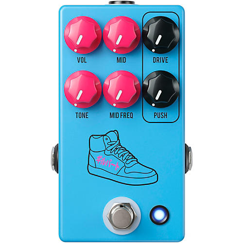 JHS Pedals PG-14 Paul Gilbert Signature Distortion Guitar Effects Pedal Condition 1 - Mint Blue