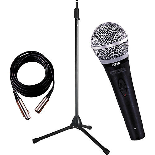 PG58 Microphone and Stand Package