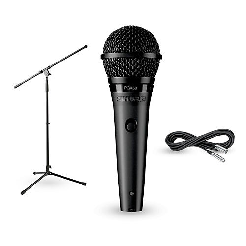 Shure PGA58-LC, Stand & Cable Package | Musician's Friend