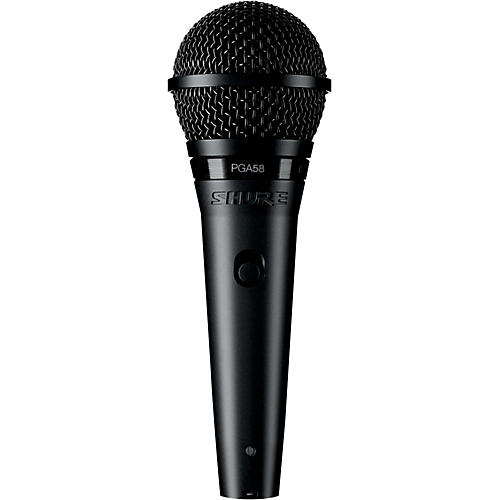 Shure PGA58-QTR Dynamic Vocal Microphone With XLR to 1/4