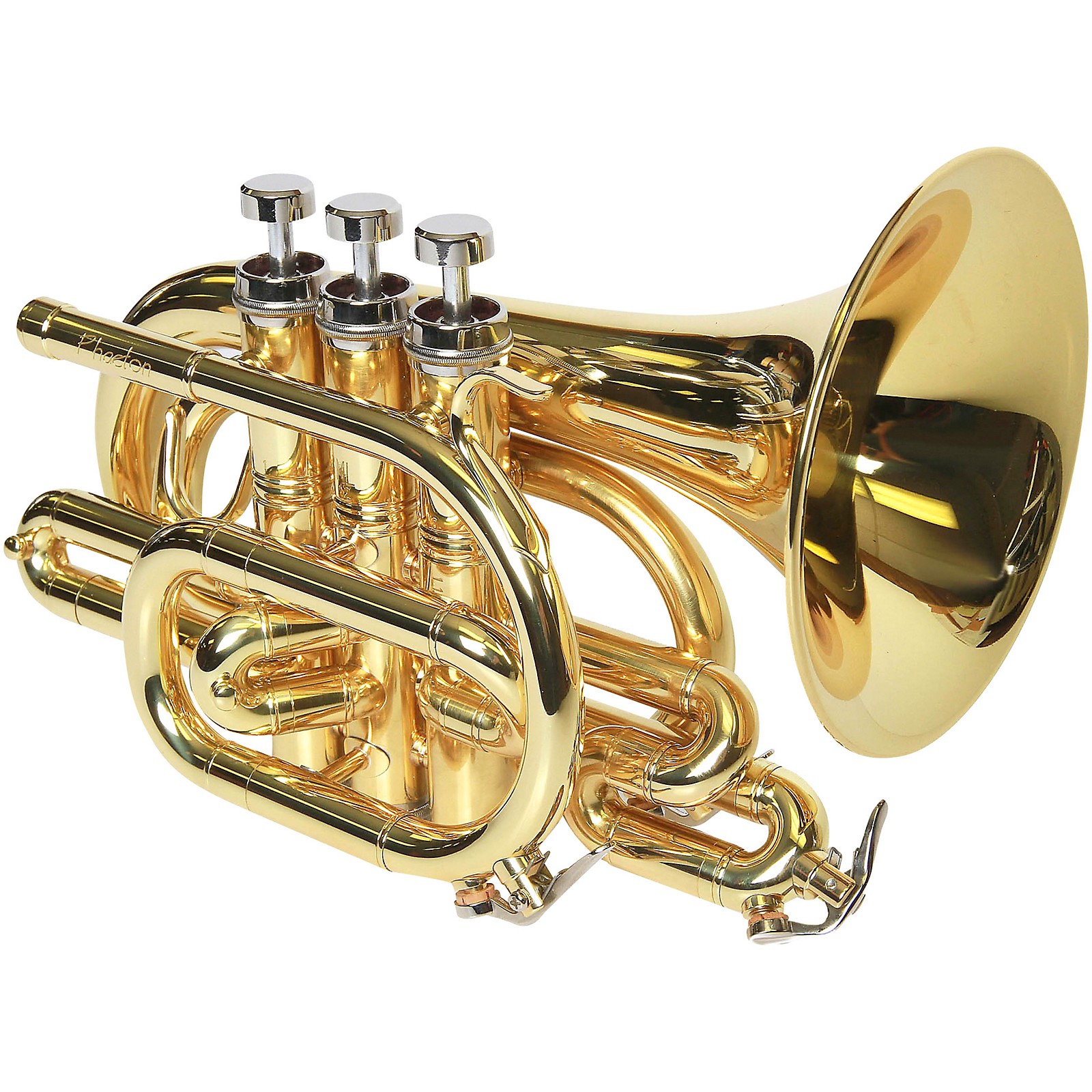 Phaeton PHTP-3000 Custom Series Bb Pocket Trumpet Gold Lacquer ...