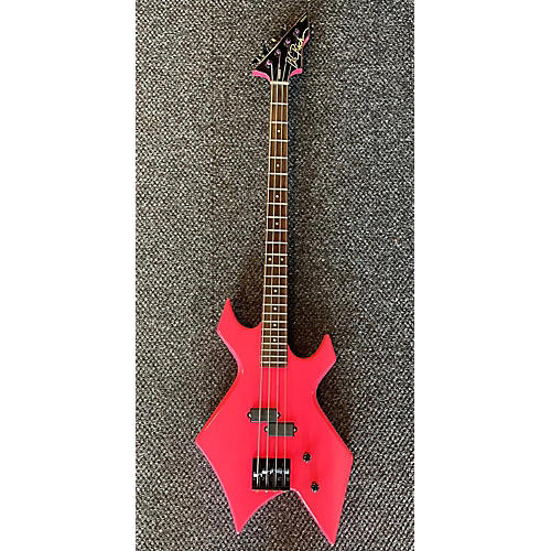 B.C. Rich PLATINUM SERIES WARLOCK BASS Electric Bass Guitar Pink