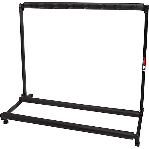 Proline PLMS7 7-Guitar Folding Stand Black