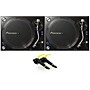 Pioneer DJ PLX-1000 Direct-Drive Professional Turntable Pair with Ortofon Concorde Club Cartridge Twin Pack