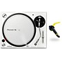 Pioneer DJ PLX-500 Direct-Drive Professional Turntable (White) with Ortofon Concorde Club Cartridge