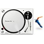 Pioneer DJ PLX-500 Direct-Drive Professional Turntable (White) with Ortofon Concorde DJ Cartridge