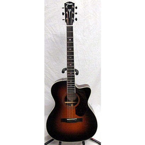 Fender PM3 Paramount Acoustic Electric Guitar Vintage Sunburst