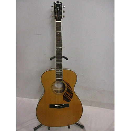 Fender PO-220E Acoustic Electric Guitar Natural