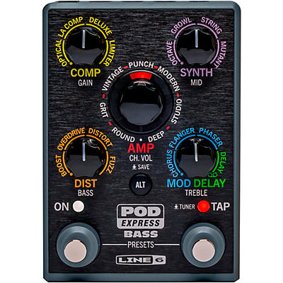 Line 6 POD Express Bass Effects Pedal