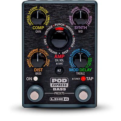Line 6 POD Express Bass Effects Pedal