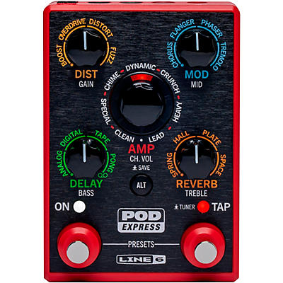 Line 6 POD Express Guitar Effects Pedal