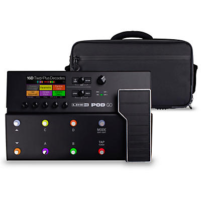 Line 6 POD Go Guitar Multi-Effects Processor With Shoulder Bag