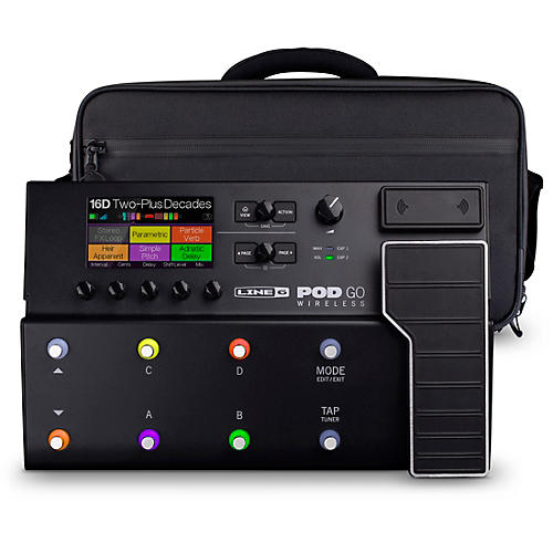 Line 6 POD Go Wireless Guitar Multi-Effects Processor With Shoulder Bag