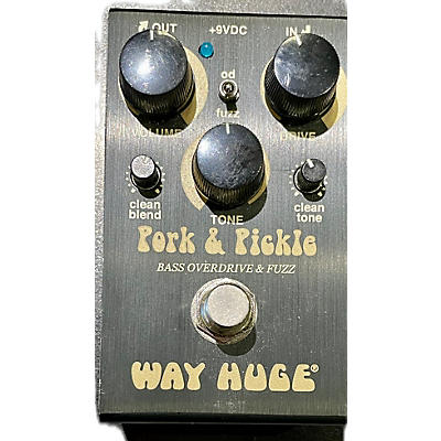 Way Huge Electronics PORK & PICKLE BASS OVERDRIVE AND FUZZ Bass Effect Pedal