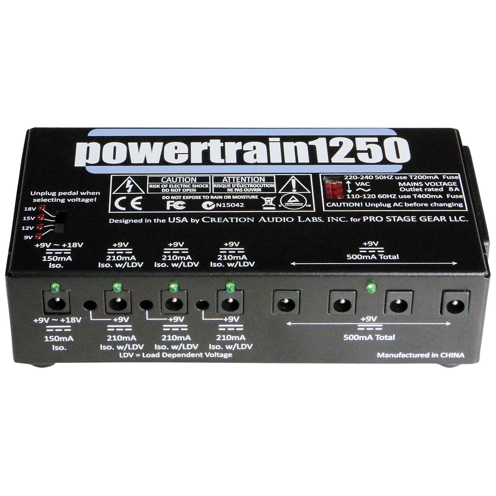 Pedaltrain POWERTRAIN 1250 MultiOutput Power Supply Musician's Friend