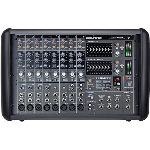 PPM608 8-Channel 1000W Powered Mixer