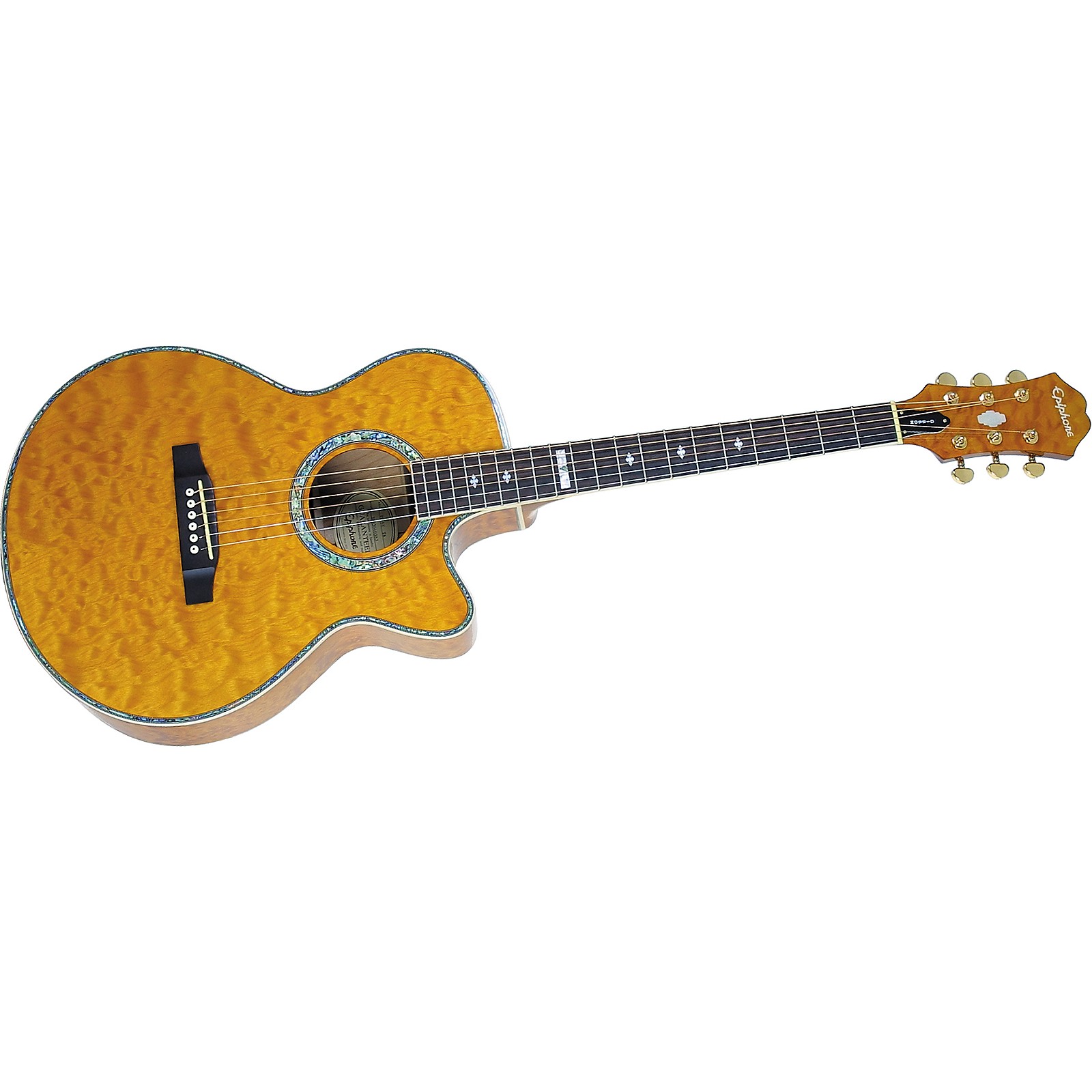 Epiphone PR-6E Quilt Top Acoustic-Electric Guitar | Musician's Friend