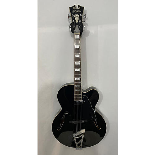 D'Angelico PREMIER EXL1 Hollow Body Electric Guitar Black