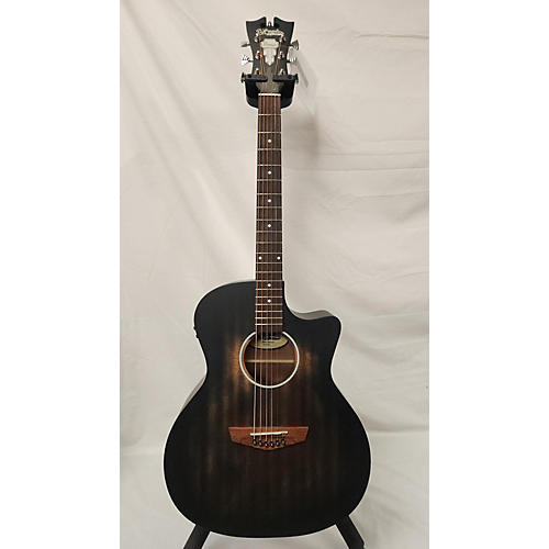 D'Angelico PREMIER SERIES GRAMERCY LS Acoustic Electric Guitar AGED BLACK