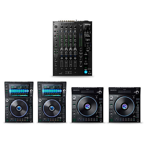 Denon DJ PRIME Package With X1850 Mixer, Two SC6000 and Two LC6000 Media Players