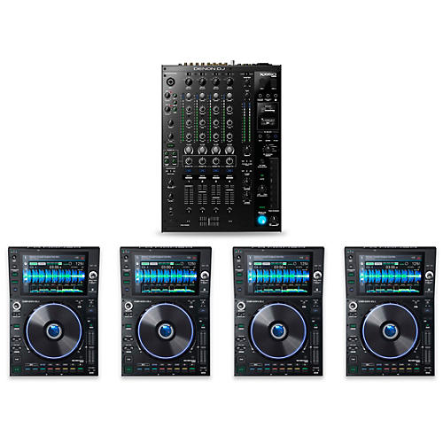 Denon PRIME Package With X1850 Mixer and 4 SC6000 Media Players