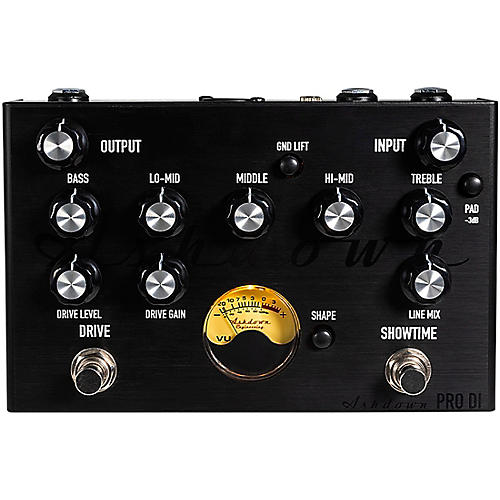 Ashdown PRO DI Preamp With 5-Band EQ Effects Pedal Black