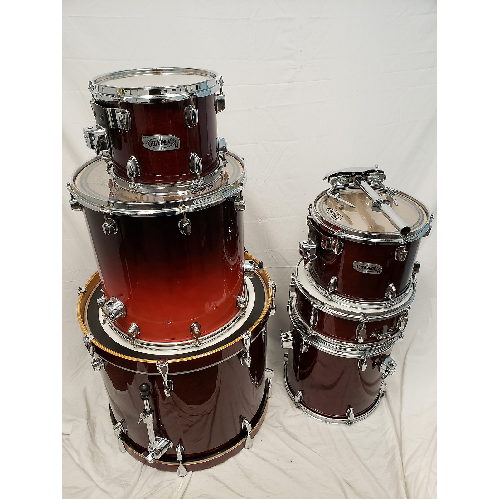 Used Mapex PRO M Drum Kit RED WINE Musician's Friend