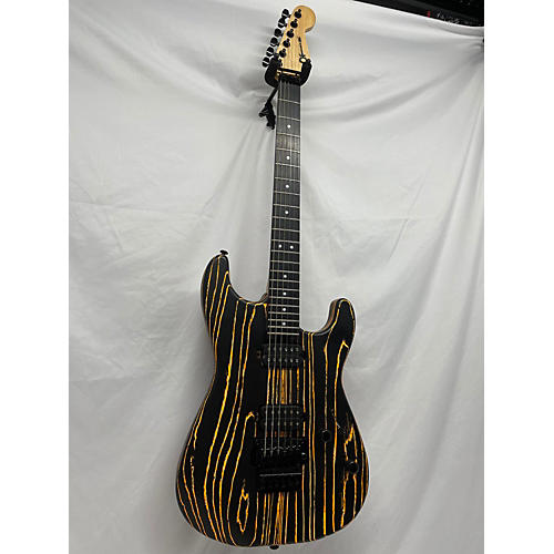 Charvel PRO-MOD SAN DIMAS OLD YELLA Solid Body Electric Guitar Black and Yellow